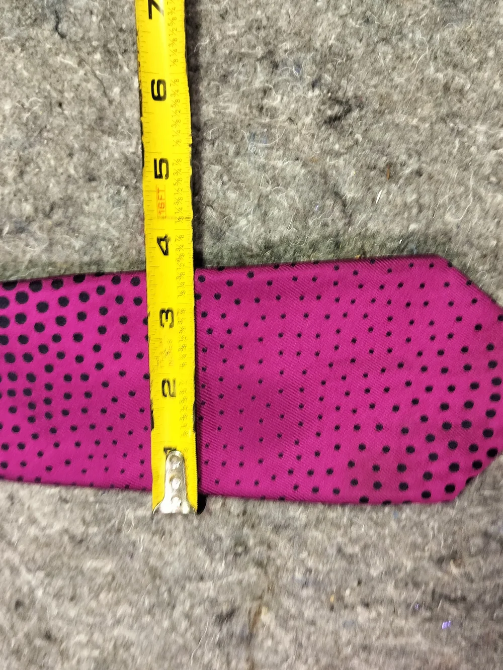 Paul Fredrick Tie Purple Violet Black Dots Pattern Sophisticated Dapper Elegance